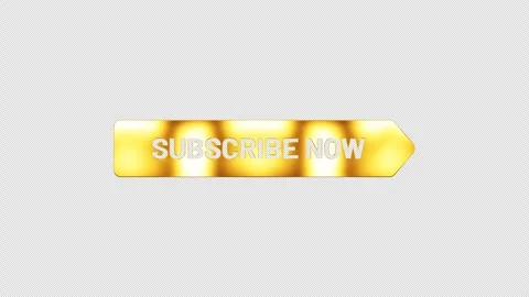 Loop Subscribe Now golden shine light motion effect animation Stock Footage 248367065