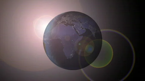 Loop. Sunrise and sunset. Earth from space 库存影片 607969