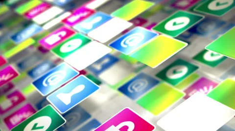 Loop technology background. Computer symbol. Stock Footage 61036320