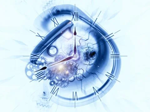 Loop of time Illustrazione stock