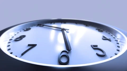Loop Time Lapse Clock from Low Angle Stock Footage 249603736