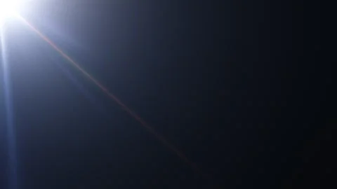 Loop top left optical flare light shine abstract background Stock Footage 243568338