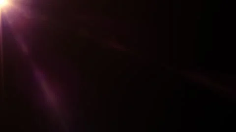 Loop top left pink optical flare ray shine background Stock Footage 265629895