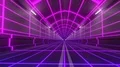 Loop tunnel 80s retro tron future wireframe arcade road tube subway neon glow 4k 4k or 4k+ Resolution