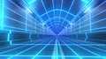 Loop tunnel 80s retro tron future wireframe arcade road tube subway neon glow 4k 4k or 4k+ Resolution