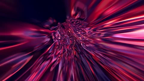 Loop tunnel of Abstract hypnotic red lava energy vortex Stock Footage 263128906