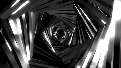 Loop-tunnel-cube Stock Footage 111317945