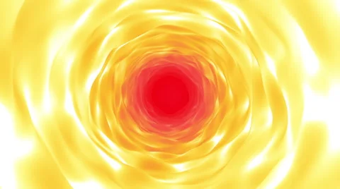LOOP - Tunnel mindful Golden Yellow Stock Footage 69075073