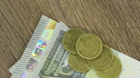 Loop of various currency notes  Stock Footage 62981313