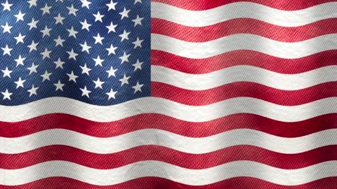 A loop video animation flag america moving Stock Footage 317396184