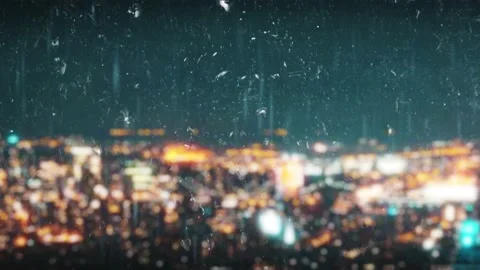 Loop video. Beautiful aerial view of urban modern сity center skyscrapers Stock Footage 193996394