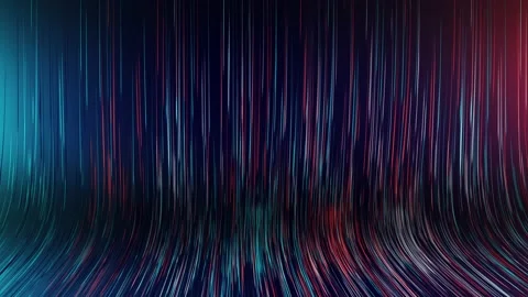 Loop video bg. Abstract colourful background with bright neon rays and glowing  動画素材 170507708