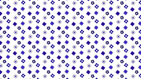 Loop video. Blue gifts of white background. Seamless loop of 2D animation  動画素材 144275891