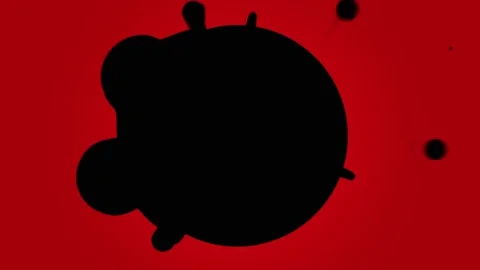 Loop video. Sales Template. Black Friday background for promo video. Black drop 스톡 동영상 143000442