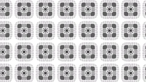 Loop video of Seamless pattern with grey and white decorative patchwork Stock Footage 194519115