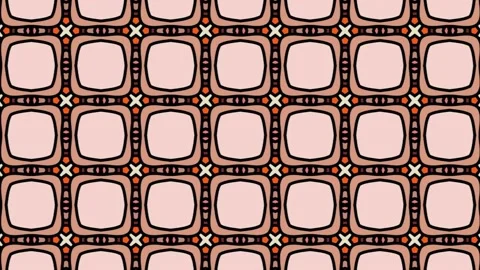 Loop video of seamless pattern with grey and white colored patchwork tiles Stock Footage 222112977