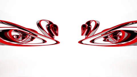 Loop visualization. abstract architectural background. Flying on a minimalistic  Stock Footage 149576835