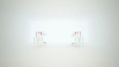 Loop visualization. abstract architectural background. Flying on a minimalistic  Stock Footage 151696354