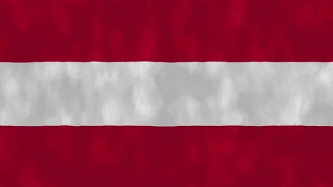 Loop Waving Austria Flag With Fabric Texture, National Flag Of Austria Stock Footage 170296162