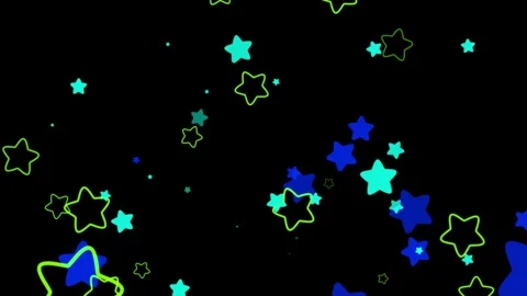 A loop where lots of cute stars appear Stock Footage 311928309