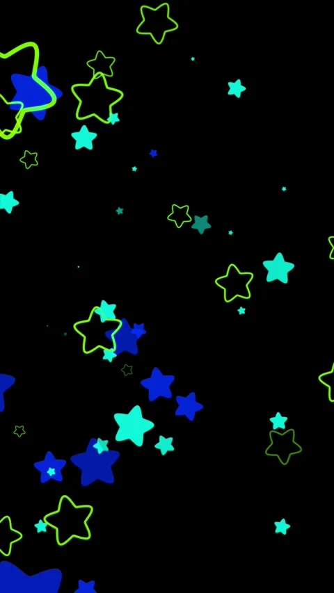 A loop where lots of cute stars appear Stock Footage 311928443