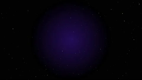 Loop of white particles on dark background. Stars in the galaxy concept Video stock 194288085