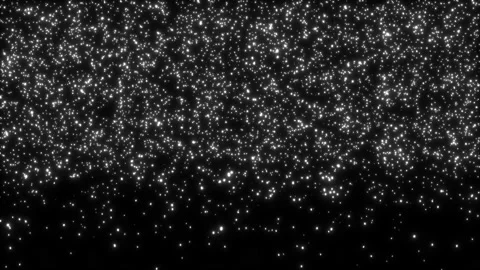 Loop white particles flicker falling dow... | Stock Video | Pond5