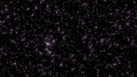 Loop white purple star particles flow animation animation background Stock Footage 280280366