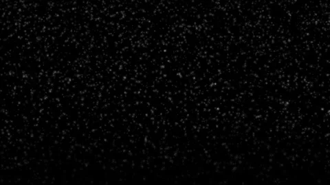 Loop white snowflakes dust particles falling down on black abstract background 스톡 동영상 294911936