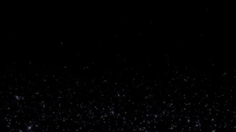 Loop white stars particles animation on black abstract background Stock Footage 282091689
