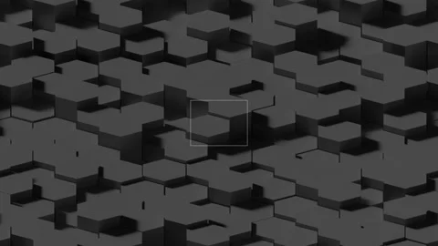 LOOP_TILE Abstract Hexagons C. This footage is loopable and tileable and Video stock 136569128