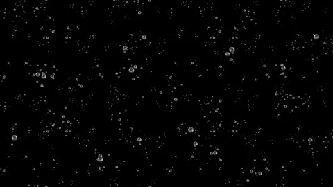 LOOP_TILE Abstract Particle A with alpha. This footage with an alpha Video stock 126312512
