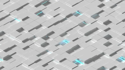 LOOP_TILE Abstract Squares B. This footage is loopable and tileable and Video stock 136221183