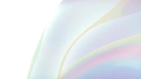 Loopable 3D Animation - Iridescent Colorful Abstract Fluid Background Stock Footage 337828199