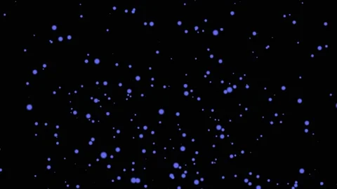 Loopable 4k Cloud of blue particles Stock Footage 140904429