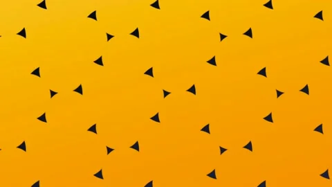 Loopable abstract animated background with small rotating triangles Stock Footage 165446906