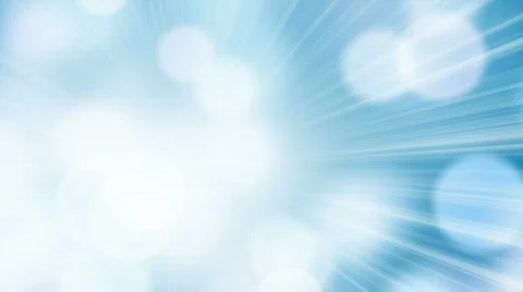 Loopable abstract blue background light circles and beams Stock Footage 876590