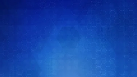 Loopable abstract blue geometric background with subtle hexagonal grid patterns Stock Footage 320515377