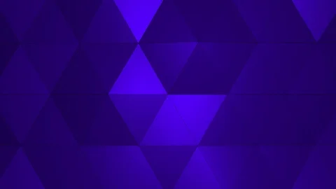 Loopable Abstract Blue Low Poly 3D surface as CG background V2 Video stock 90707987