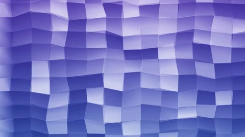 Loopable Abstract Blue Purple  Low Poly 3D surface as CG background V23 Video stock 90059732