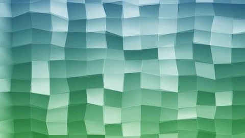 Loopable Abstract Green Blue  Low Poly 3D surface as CG background V11 Stock Footage 90059477