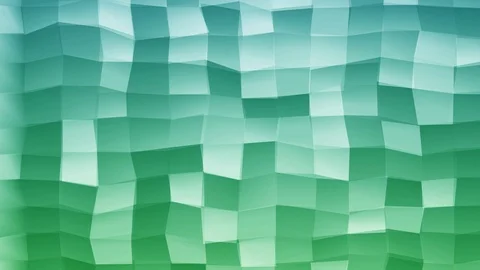 Loopable Abstract Green Blue  Low Poly 3D surface as CG background V13 Stock Footage 90059517