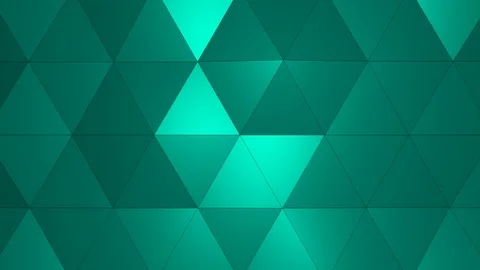 Loopable Abstract Green Blue Low Poly 3D surface as CG background V2 Stock Footage 90707921