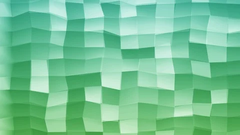 Loopable Abstract Green Light-Blue  Low Poly 3D surface as CG background V11 Stock Footage 90059466