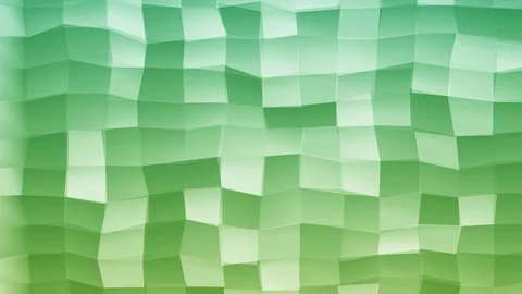 Loopable Abstract Green Light-Blue  Low Poly 3D surface as CG background V9 Stock Footage 90081862