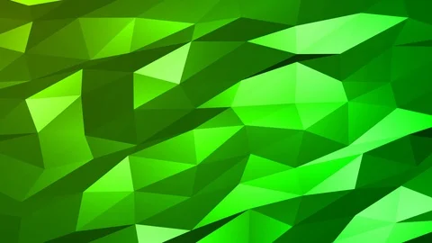 Loopable Abstract Green Low Poly Background 4K Full HD V120 Video stock 89805553