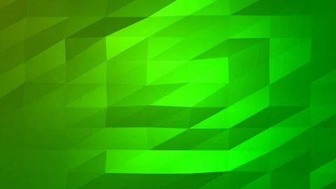 Loopable Abstract Green Low Poly Background 4K Full HD V29 Stock Footage 89805776