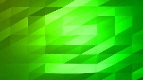 Loopable Abstract Green Low Poly Background 4K Full HD V32 Stock Footage 89805796