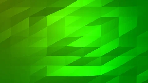 Loopable Abstract Green Low Poly Background 4K Full HD V33 Stock Footage 89805815