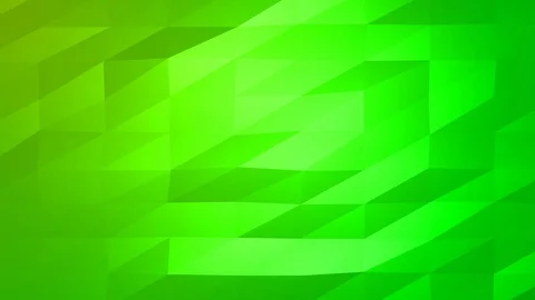 Loopable Abstract Green Low Poly Background 4K Full HD V34 Stock Footage 89805831